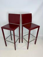 Tabourets de bar en cuir B'Olivia by Brunner, 90 cm ou plus, Enlèvement ou Envoi, 2 tabourets, Comme neuf