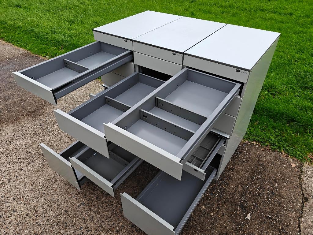 Stalen ladeblok(ken) voor bv werkbank, berging, gereedschap, Huis en Inrichting, Kasten | Roldeurkasten en Archiefkasten, Ophalen