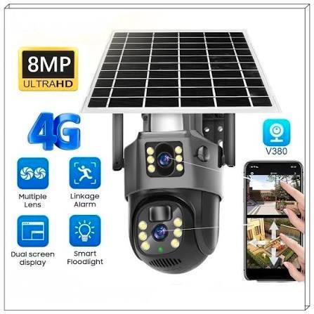 Caméra surveillance solaire 4G donc fonctionne sans wifi, Caravanes & Camping, Camping-car Accessoires