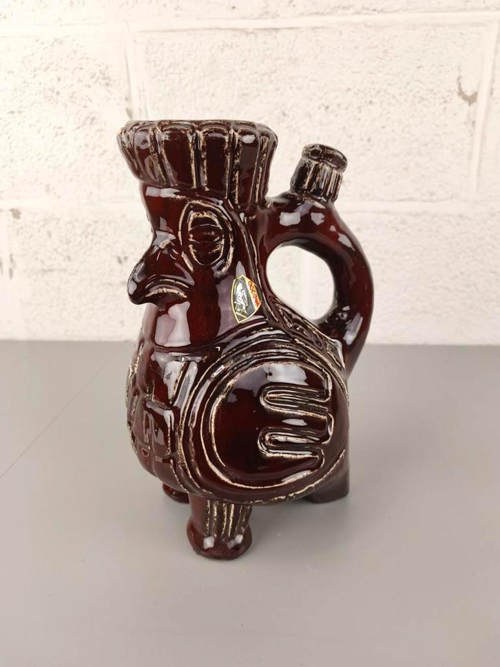 1960's Jules Guerin zoomorph / aztec beeld, Antiquités & Art, Art | Sculptures & Bois, Enlèvement ou Envoi