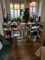 Magnifique meuble en bois et miroir modulable de créateur, Maison & Meubles, Enlèvement, Comme neuf, Bois