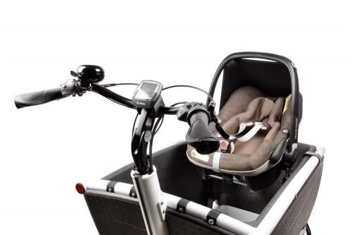 Maxi cosy houder voor Urban Arrow bakfiets, Ophalen