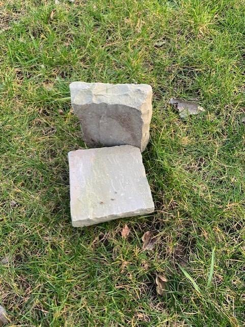 platines, Jardin & Terrasse, Moins de 100 cm, Moins de 25 cm, Bloc, Neuf