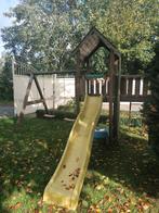 Maison de jeu avec toboggan et balançoire, Enlèvement, Utilisé, Bois