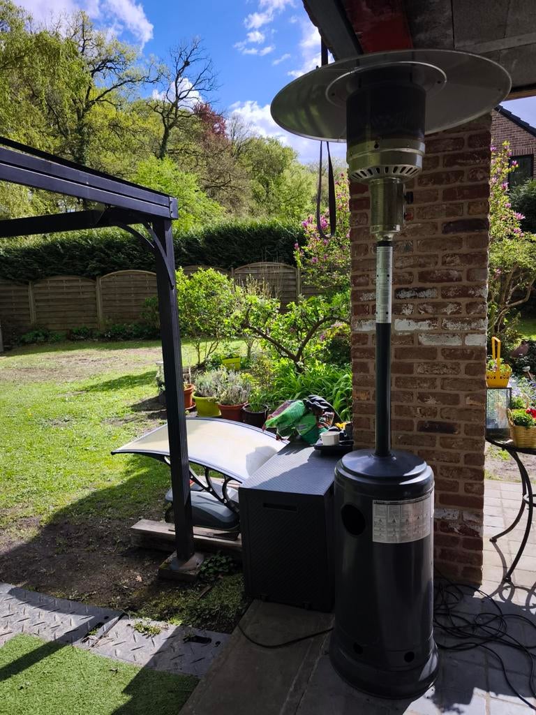 Chauffage de terrasse gaz, Ophalen