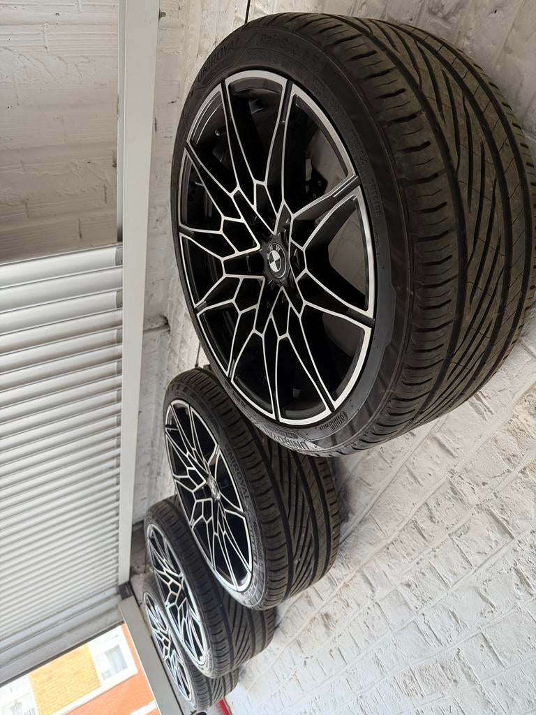 Jantes bmw 19pouces avec pneus bmw 5/120 f31 f32, Neuf, Pneus et Jantes, Véhicule de tourisme, Pneus été