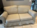 Comfortabele 2-zits zetel – beige, Huis en Inrichting, Zetels | Zetels, Ophalen, Zo goed als nieuw