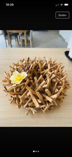 Decoratief stuk met 6 vaasjes voor bloemetjes, Huis en Inrichting, Woonaccessoires | Droogbloemen, Ophalen of Verzenden, Zo goed als nieuw