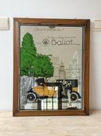 Vintage spiegel art deco reclame auto Ballot 1920-1930, Antiek en Kunst, Ophalen
