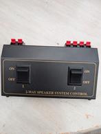 2 WAY SPEAKER SYSTEM CONTROL, Ophalen of Verzenden