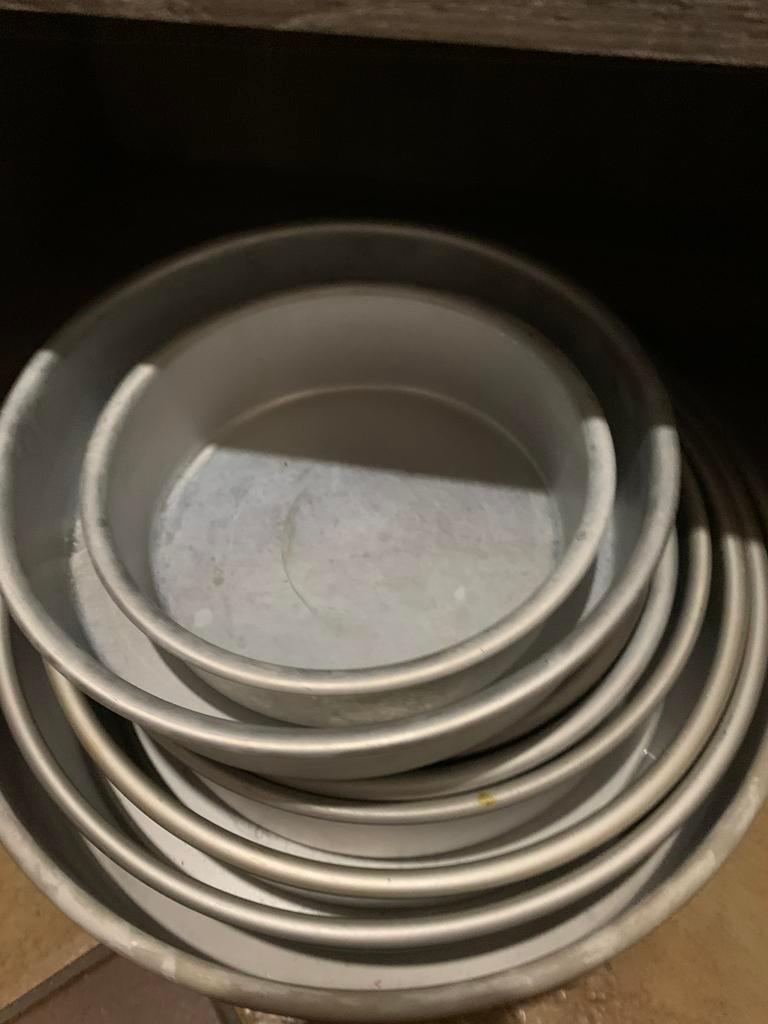 Groot lot bakspullen. Bakvormen, stekers, enzo.., Ophalen, Gebruikt, Taarten of Cupcakes, Bakvorm