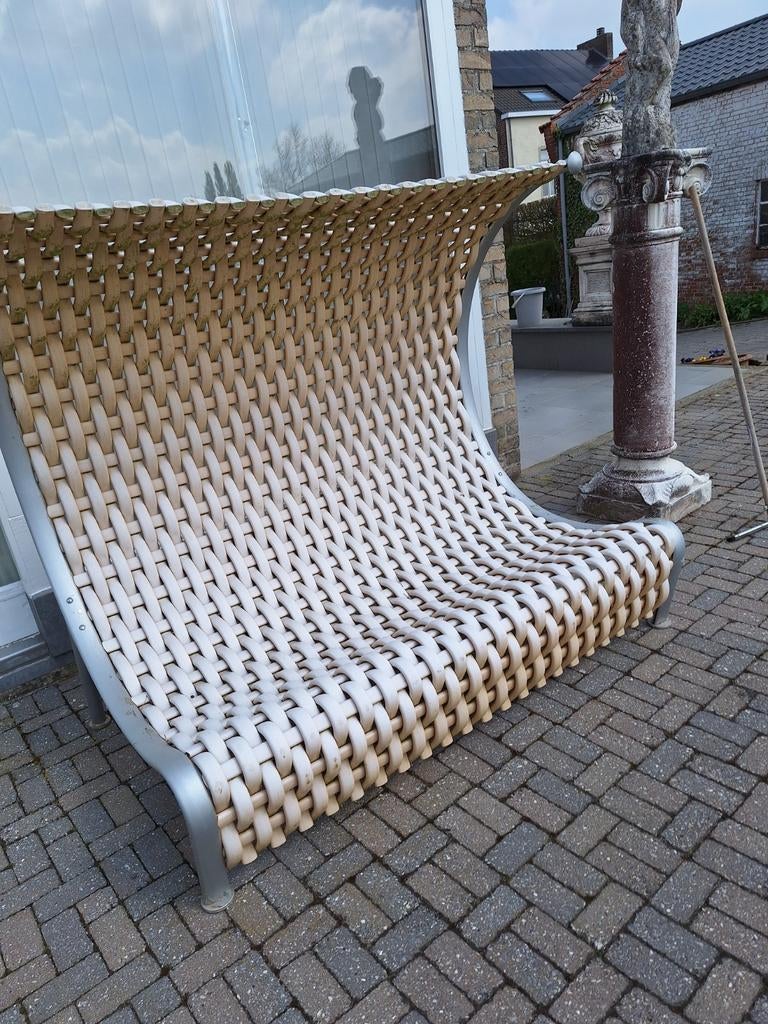 Gevlochten zetel ,ROTAN, Tuin en Terras, Ophalen