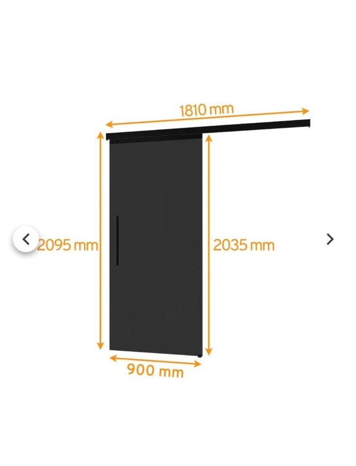Porte coulissante complète Schulte, Bricolage & Construction, Châssis & Portes coulissantes, Neuf, Baie vitrée coulissante, Autres matériaux