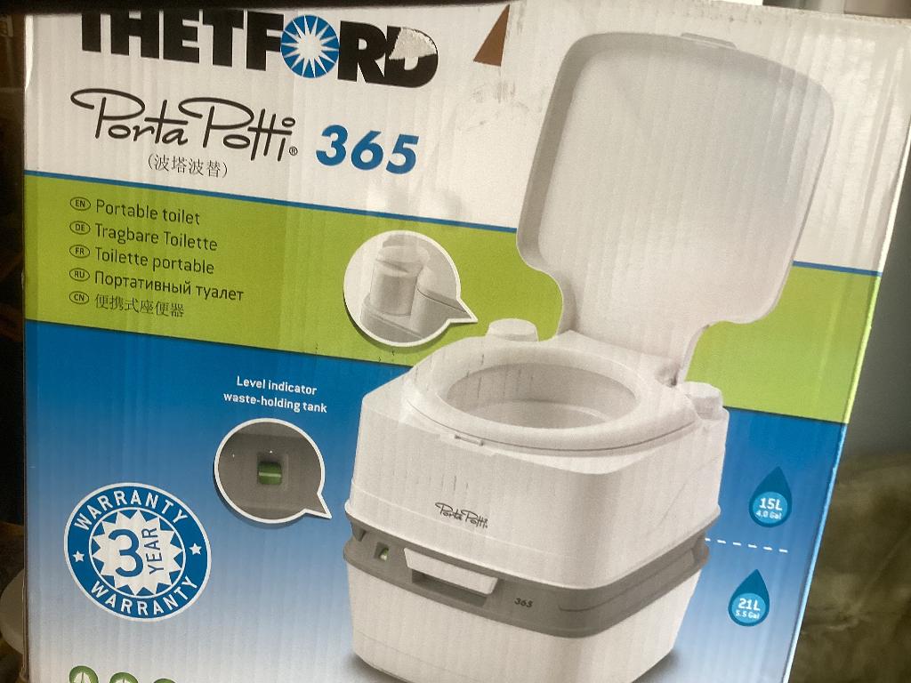 Draagbaar campingtoilet, Caravans en Kamperen, Kampeeraccessoires, Ophalen, Gebruikt