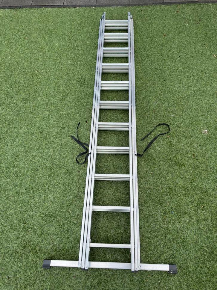 Aluminium ladder – 6 meter – stevig en lichtgewicht, Bricolage & Construction, Échelles & Escaliers, Utilisé, Échelle, Enlèvement