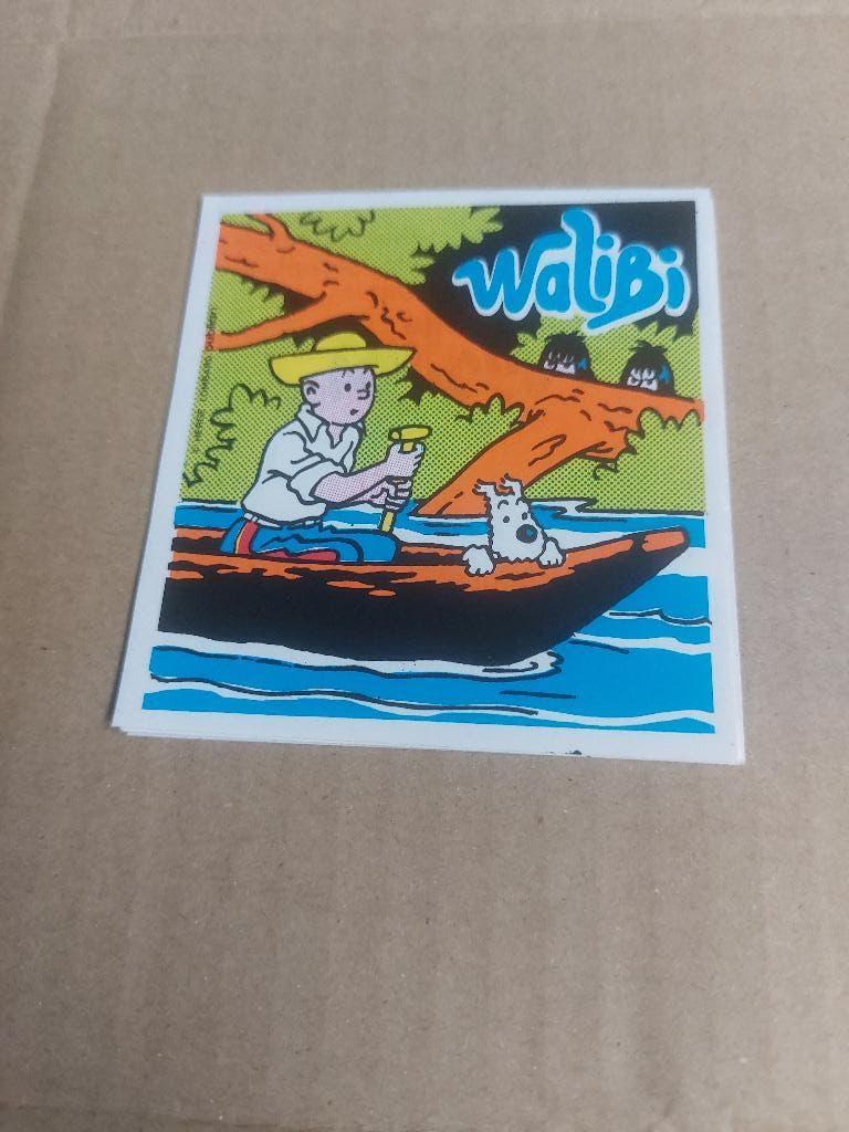 Sticker van Kuifje Walibi, Boeken, Ophalen of Verzenden, Zo goed als nieuw