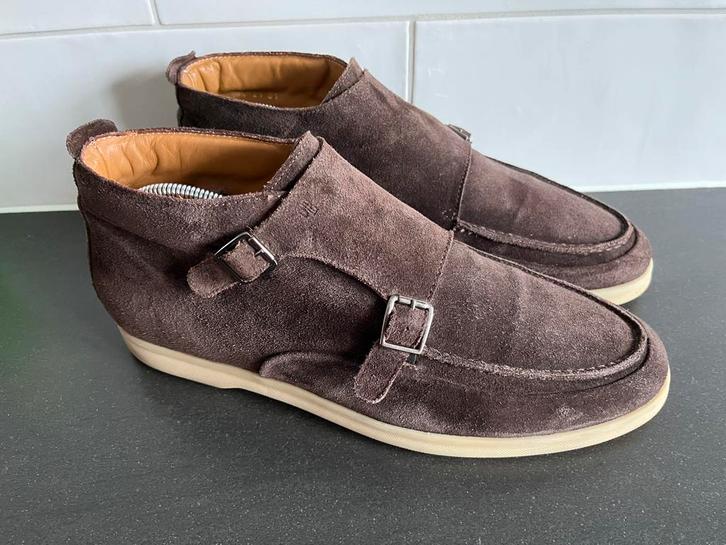 Van Bommel herenschoenen maat 9.5 / 43.5 H, Kleding | Heren, Schoenen, Zo goed als nieuw, Gespschoenen, Bruin, Ophalen of Verzenden