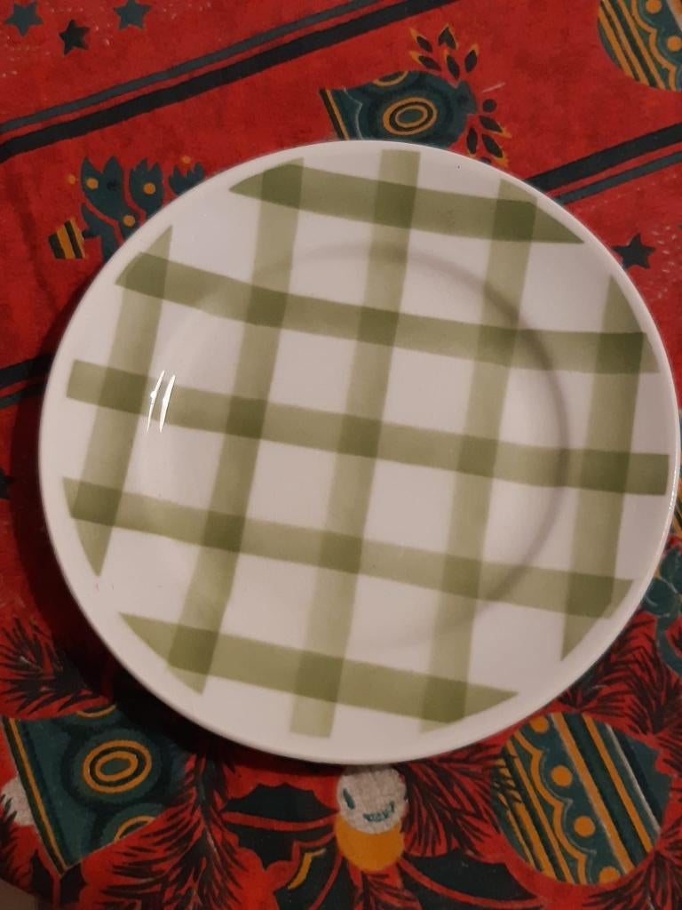 Assiette "Moulin Des Loups" ORCHIES Modèle "Nappe" - faïence, Antiquités & Art, Antiquités | Services (vaisselle) pièces, Enlèvement ou Envoi