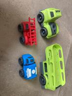 Vrachtwagen let brabdweer en politie, Kinderen en Baby's, Speelgoed |Speelgoedvoertuigen, Ophalen, Zo goed als nieuw