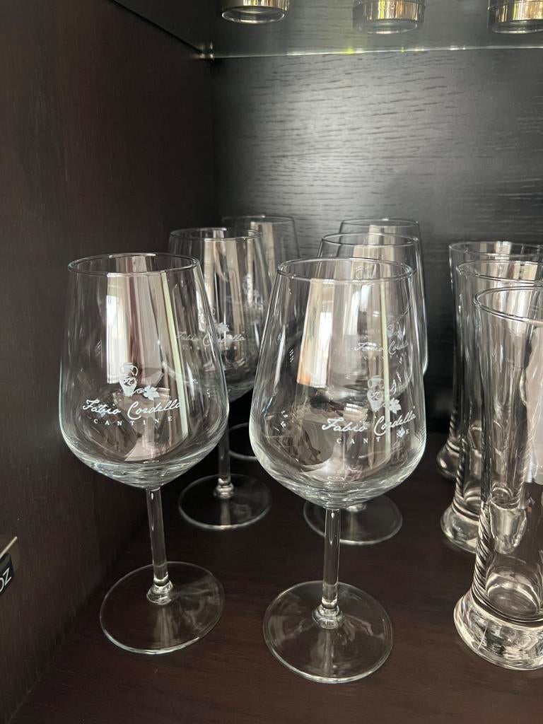 6 verres a vin Cantine Fabio Cordella, Enlèvement, Neuf