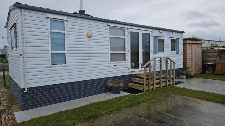 Zeer nette stacaravan voor 6 pers. of  mantelzorg woning, Caravanes & Camping, Caravanes résidentielles, Enlèvement