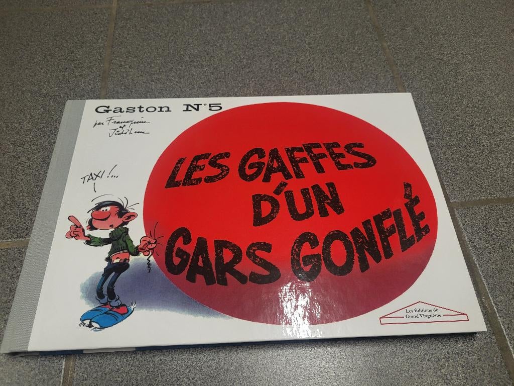 Gaston Tome 5 des éditions du grand vingtième ., Enlèvement, Neuf