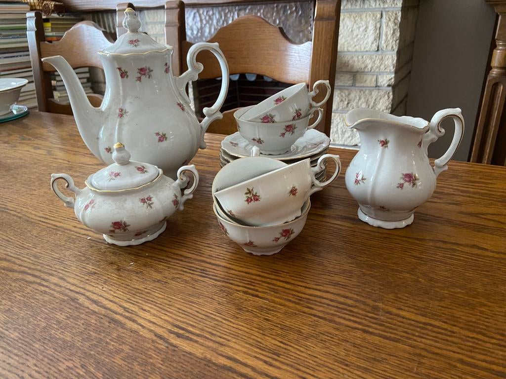 Koffie / thee servies, Ophalen