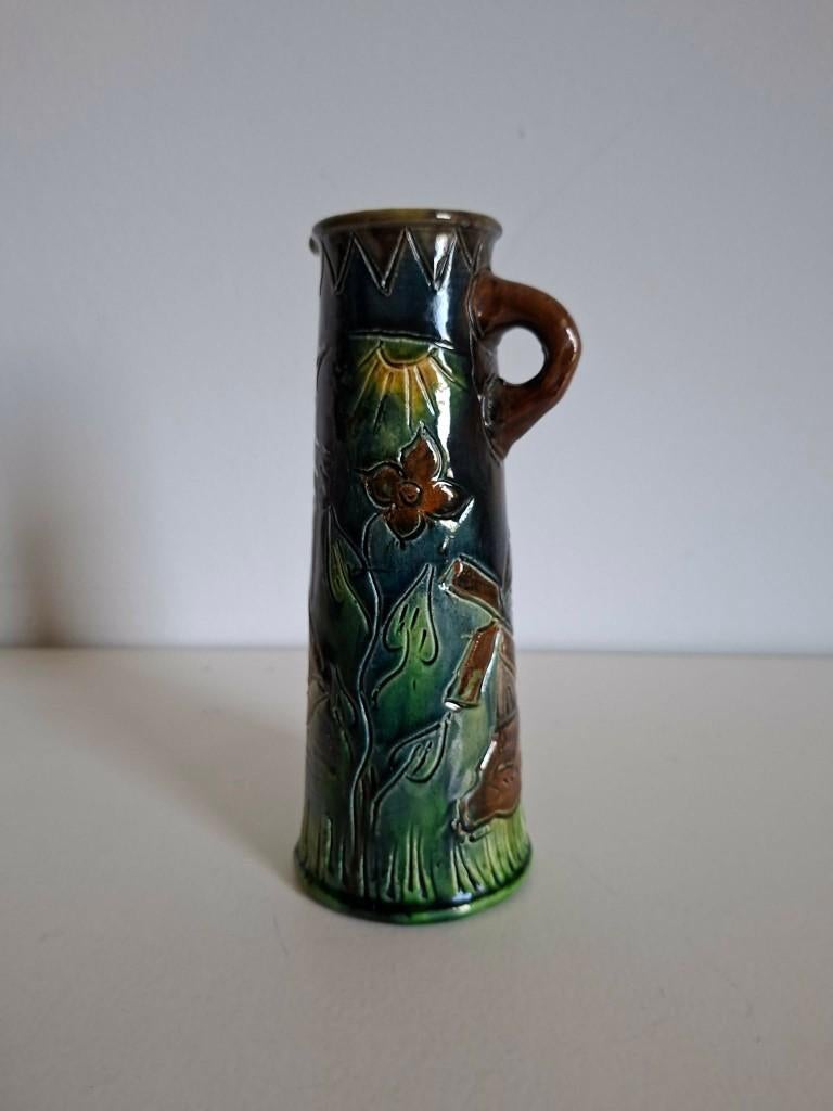 Art Nouveau Vlaamse vaas, Antiek en Kunst, Antiek | Vazen, Ophalen