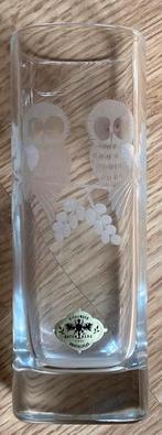 Kisslinger kristalglas met uiltjes, Ophalen of Verzenden, Nieuw, Overige typen