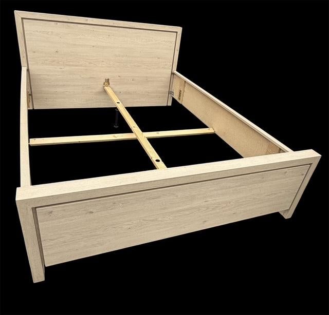 lit 2 personnes 160x200, Maison & Meubles, Chambre à coucher | Lits, Enlèvement, Utilisé, Bois, Deux personnes