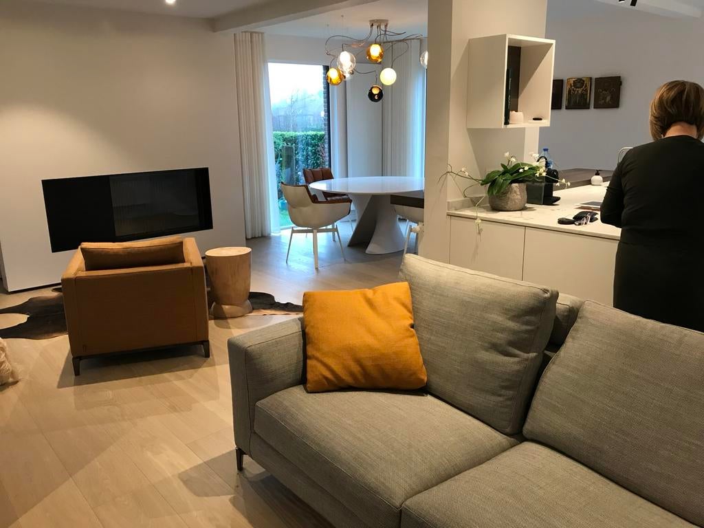 Minotto Andersen zitcombinatie, Huis en Inrichting, Zetels | Complete zithoeken, Gebruikt, Stof, Ophalen