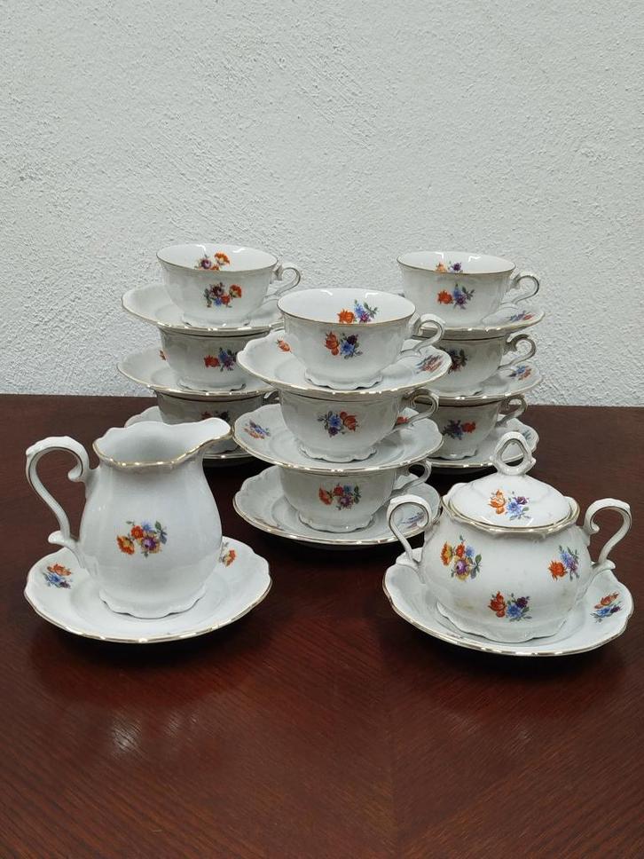 Bavaria Bareuther koffie/thee servies, Antiek en Kunst, Antiek | Servies los, Ophalen of Verzenden