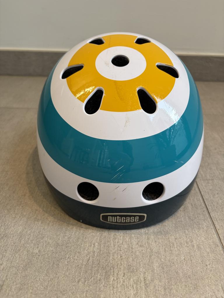 Nutcase kinderhelm maat XS, Gebruikt, Jongen of Meisje, Nutcase, Ophalen