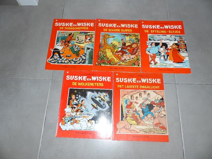 Suske en Wiske set van 5 strips - samen € 12, Livres, BD, Comme neuf, Enlèvement ou Envoi