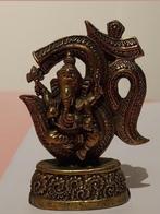 God Ganesha met OHM teken,Shiva,Boeddha beeld,Buddha,Brons,,, Ophalen of Verzenden, Gebruikt