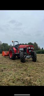 Mini tracteur avec outils et chauffeur à louer à Leuckx !, Bricolage & Construction, Comme neuf, Essence, Enlèvement ou Envoi