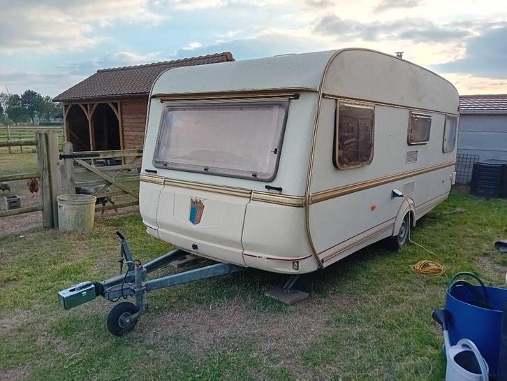 Caravan, Caravans en Kamperen, Caravans, Particulier, Luifel, Ophalen