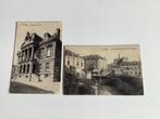 2 oude gelopen postkaarten Ciney, Ophalen of Verzenden, Voor 1920, Gelopen, Namen