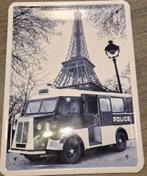 Citroën HY politie bus metalen wandplaat, Huis en Inrichting, Ophalen of Verzenden, Nieuw