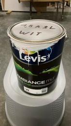 Levis  Ambiance mur extra mat kleur wit 2 Liter, Moins de 5 litres, Peinture, Enlèvement ou Envoi, Blanc