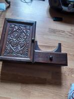 Badkamer kastje moet ronde spiegel in  vintage, Huis en Inrichting, Ophalen