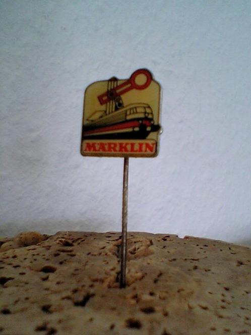 Vintage Epinglette en émail Trains HO & MÄRKLIN Sprint Slot, Hobby en Vrije tijd, Modeltreinen | H0, Gebruikt, Märklin, Ophalen of Verzenden