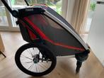 Thule fietskar Cross 2, Fietsen en Brommers, Fietsaccessoires | Aanhangwagens en Karren, Ophalen, Gebruikt, Opvouwbaar, 20 tot 40 kg