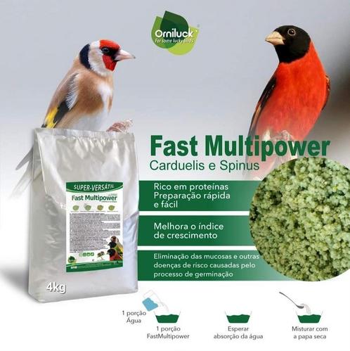 Fast Multipower Carduelis & Spinus ( + Libido Booster ) 1kg, Dieren en Toebehoren, Vogels | Toebehoren, Ophalen of Verzenden