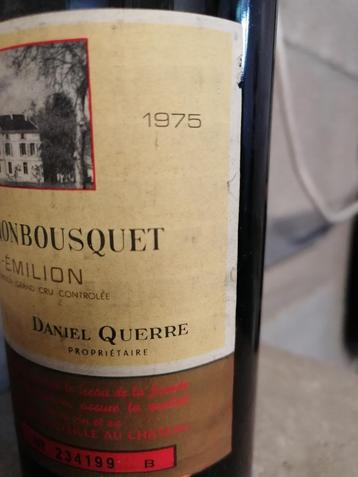 ST-EMILION GRAND CRU MONBOUSQUET 1975 BORDEAUX