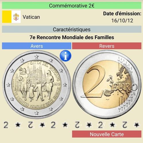 2€ commémorative Vatican 2012, Postzegels en Munten, Munten | Europa | Euromunten, Setje, Vaticaanstad, Ophalen