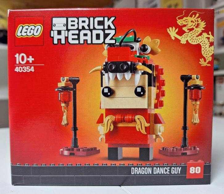 Lego Brickheadz 40354 Dragon Dance Guy, Kinderen en Baby's, Speelgoed | Duplo en Lego, Nieuw, Lego, Complete set, Ophalen of Verzenden