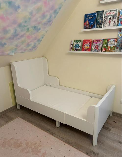 Meegroeibed Ikea 2, Kinderen en Baby's, Kinderkamer | Bedden, Zo goed als nieuw, Ophalen