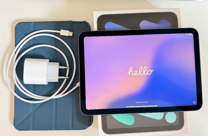 Apple iPad mini 6 - 64Gb Space grey - 6th generation, Computers en Software, Apple iPads, Zo goed als nieuw, Apple iPad Mini, Wi-Fi