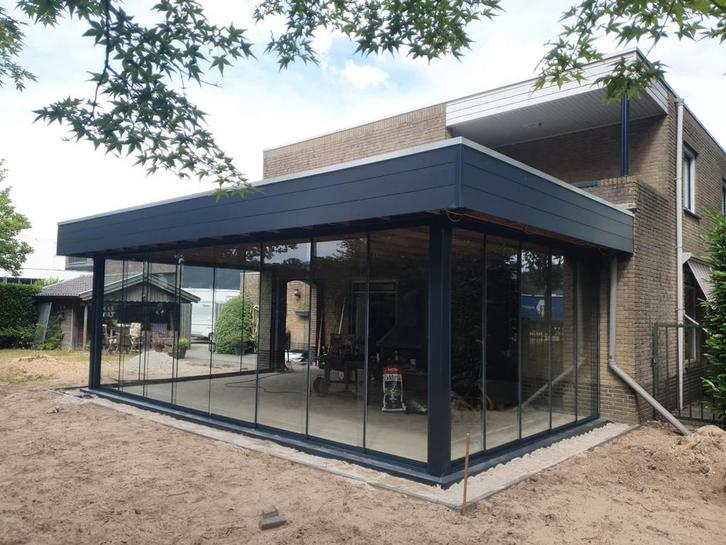 Glazen schuifwanden glazen schuifwand Glazenwand, Doe-het-zelf en Bouw, Glas en Ramen, Nieuw, Veiligheidsglas, Ophalen of Verzenden